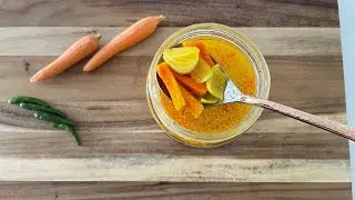 Carrot Onion Pickle/Sindhi Achar/Zero oil Carrot pickle