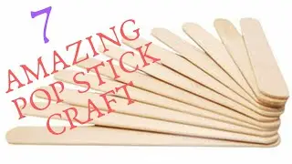 Top 7 Amazing DIY pop stick craft ideas | Home decor