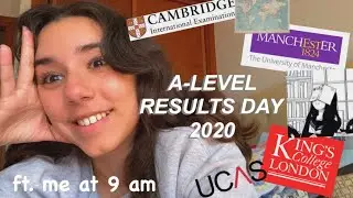 A Level Results Day 2020 - Live Reaction From A Stressed International Student