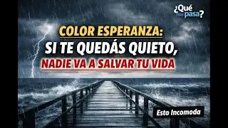 Qu&eacute; haces ante la tormenta - Color Esperanza Diego Torres. #quenospasa