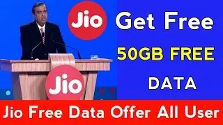 Jio Free Data Offer 2020 || Jio Free Data Cod || Jio Free 50 Gb Data Offer