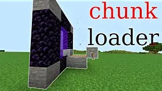 How to make CHUNK LOADER in minecraft