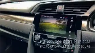 Сбросьте настройки вашего блока Honda Connect