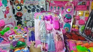 4 minutes satisfying with unboxing cute kitchen set (Lots of Accessories!) Asmr satisfying
