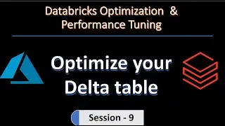 Optimize delta tables with file compaction /Bin packing / Optimize Command in databricks