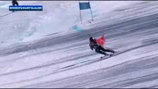 Parker Biele '21 historic second run at NCAA Championships, Cannon Mountain, NH.