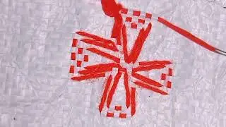 Woollen Embroidery design | উলের তৈরি আসন #plastic ason #youtube 