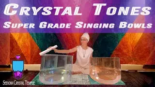 SuperGrade Alchemy Singing Bowl Pair | Crystal Tones Binaural