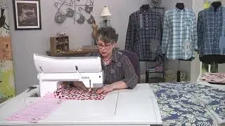 Learn about matching patterns of fabric on It’s Sew Easy with Michelle Paganini. (1910-2)