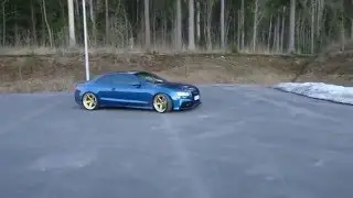 Audi A5 3.0TDi sound with custom exhaust
