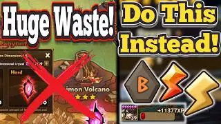 Best Way To Level Units to Level 40 in Summoners War! Stop Wasting Energy!