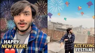 Happy New Year❤️||Kite Flying😍😍