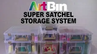 ArtBin 6955RK Super Satchel 1.Compartment Box, Art & Craft Organizer.