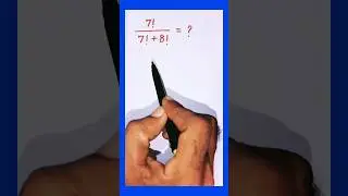 Factorial | Simplification #shorts #maths #factorials #mathstricks