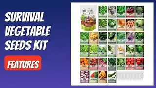 REVIEW (2026): Survival Vegetable Seeds Kit. Features.
