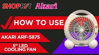 КАК ИСПОЛЬЗОВАТЬ 5-ДЮЙМОВЫЙ СВЕТОДИОДНЫЙ ОХЛАЖДАЮЩИЙ ВЕНТИЛЯТОР AKARI ARF-5875