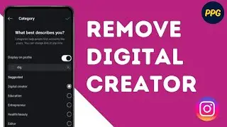How to remove digital creator from Instagram bio ?