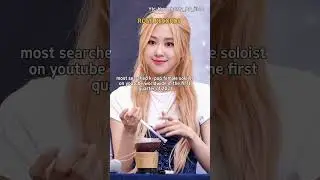 BLACKPINK Rose' all records( Rose version) #ros&eacute; #trending #foryou #shorts