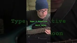 Type O Negative - Wolf Moon (Bass Cover w/Tabs) #typeonegative #wolfmoon #bass #cover #goth #metal