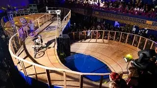 Fixed Gear Bike Race on Rare Figure 8 Track - Red Bull Mini Drome
