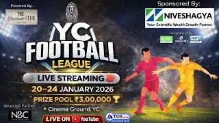 Day 2 YC Football League 2026 LIVE Streaming | 20-24 January | Prize Pool ₹3,00,000 | #tgslive 