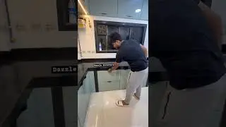 L shape Modular kitchen Modern Furniture #modulkitchen #home #furniture #trending #viral