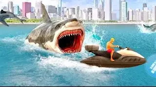 Underwater Angry Shark Hunting (by gameshole) Android Gameplay [HD] - Gun Shooting Games