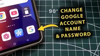 How To Change Google Account Name & Password Using Mobile & Desktop!