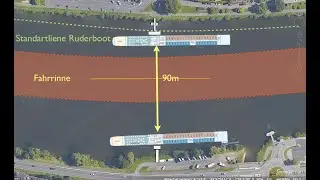 Viking neue Anlegestelle in Traben Trarbach Verkehrssimulation, 27.04.2025