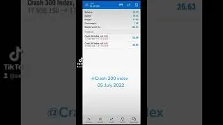 Crash 300 index  killed