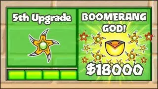 5TH TIER UPGRADES MOD - THE BOOMERANG GOD!! | Bloons TD Battles Hack/Mod (BTD Battles)