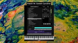 Song Inspired Patch &ldquo;Sweet Caroline&rdquo; for MainStage 3