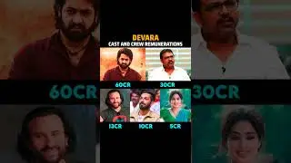#Devara C Remunerations#NTR #JrNTR #KoratalaSiva #Anirudh #SaifAliKhan#JanhviKapoor#DevaraBookings