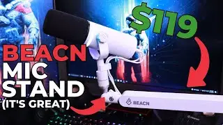 Обзор микрофонной стойки BEACN | Высококачественная, низкопрофильная