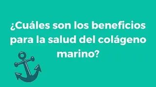 &iquest;Cu&aacute;les son los beneficios para la salud del col&aacute;geno marino?