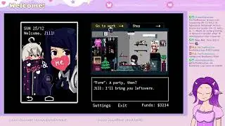 VA-11 HALL-A (Days 13 - 17), then Persona 4 Golden grinding in the first dungeon! ✨