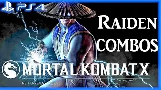 Mortal Kombat X Lord Raiden All Combos MKX