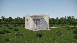 House Plan 13 | Modern Small House 23 sqm | Floor Plan + Renders