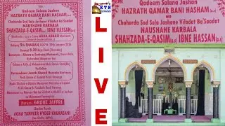 LIVE Qadeem Salana Jashan HAZRATH QAMAR BANI HASHAM 9th SHABAN 2026 @ Alawa e Sartooq Darulshifa Hyd
