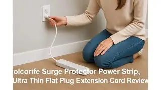 🔌 olcorife Surge Protector Power Strip, Ultra Thin Flat Plug Extension Cord Review 🔌