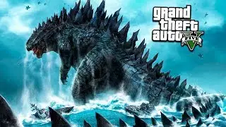 ГОДЗИЛЛА КОРОЛЬ МОНСТРОВ ВЕРНУЛСЯ В ГТА 5 МОДЫ! GODZILLA ОБЗОР МОДА В GTA 5! ИГРЫ ГТА ВИДЕО MODS