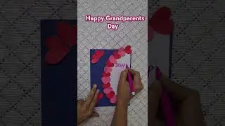 Beautiful Grandparents Day greeting  card /Easy card making / #tiktikwowcreation #grandparentsday
