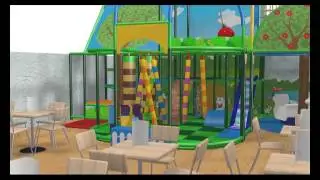 indoor soft play centre design flythrough