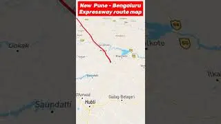 new Pune Bengaluru expressway route map 🛣️🛣️ #pune #bangalore #india