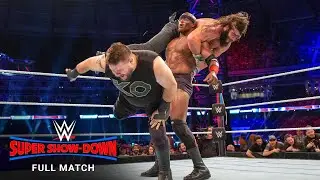 ПОЛНЫЙ МАТЧ &mdash; Джон Сина и Бобби Лэшли против Кевина Оуэнса и Элаяса: WWE Super Show-Down 2018