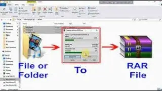 How To Create An Archive Folder| Winrar Tutorial|