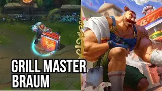 Grill Master Braum Skin Spotlight | New Braum Skin | League of Legends PBE-Preview