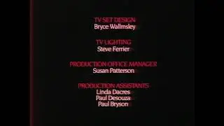 Rush - Credits (Grace Under Pressure Tour 1984)
