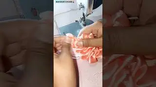 🤩rubber band#fashion #silai #blouse #stitching #sewing #manyata dress fashion