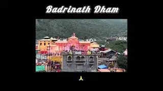Spiritual beauty of Badrinath and the holy Ganga🛕🌱🏔️✨🙏